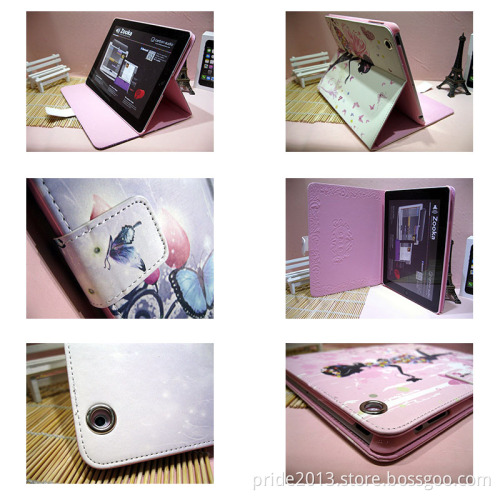 Bling Diamond Leather Smart Case for iPad Air with Inner Slim PC
